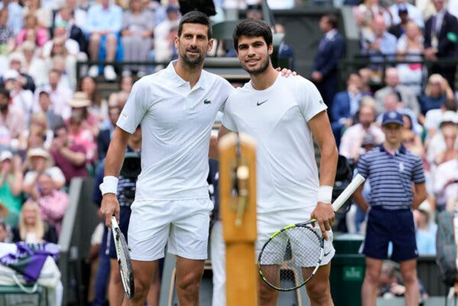 Alcaraz and Djokovic
